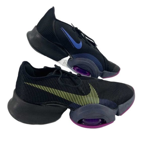 Nike Black Purple Air Zoom SuperRep - Picture 1 of 7